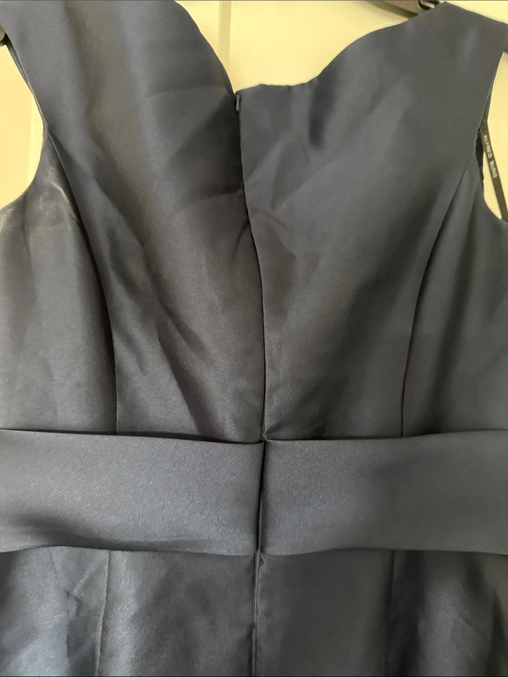 ALFRED SUNG Navy V-Neck Sleeveless Maxi Dress - Picture 8 of 8